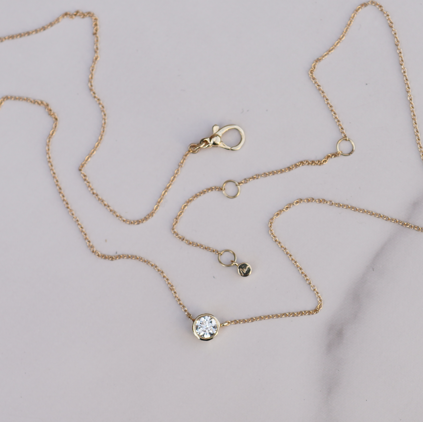 Round Diamond Necklace