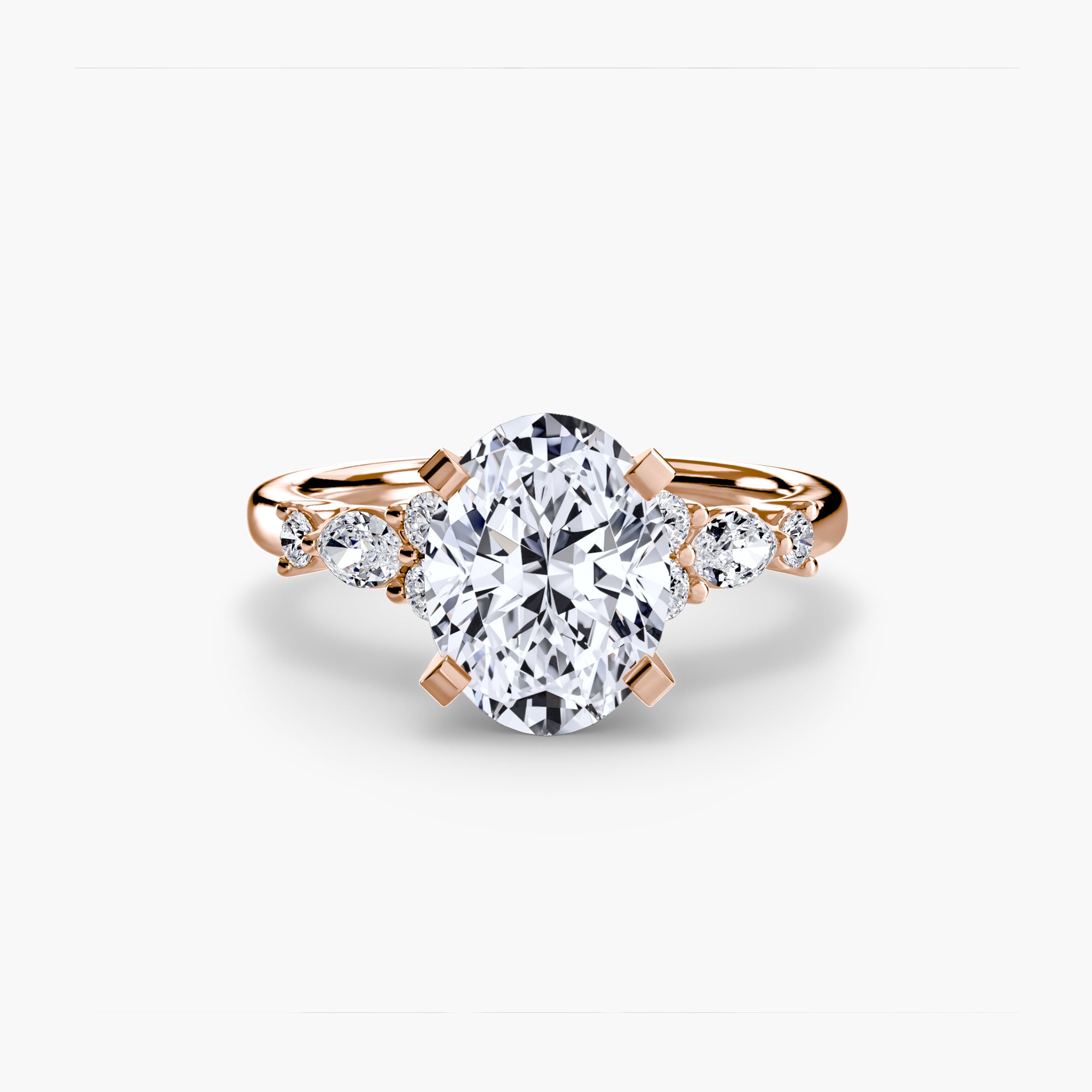 The Floral Accent Solitaire