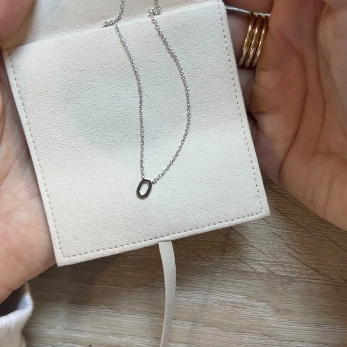 Letter Be Necklace