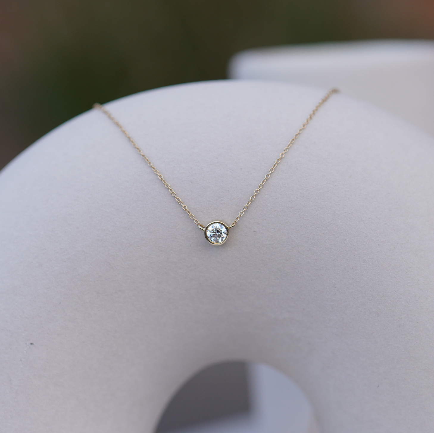 Round Diamond Necklace