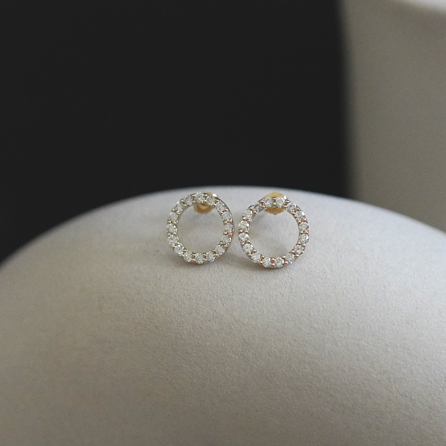 Full Circle Diamond Earrings