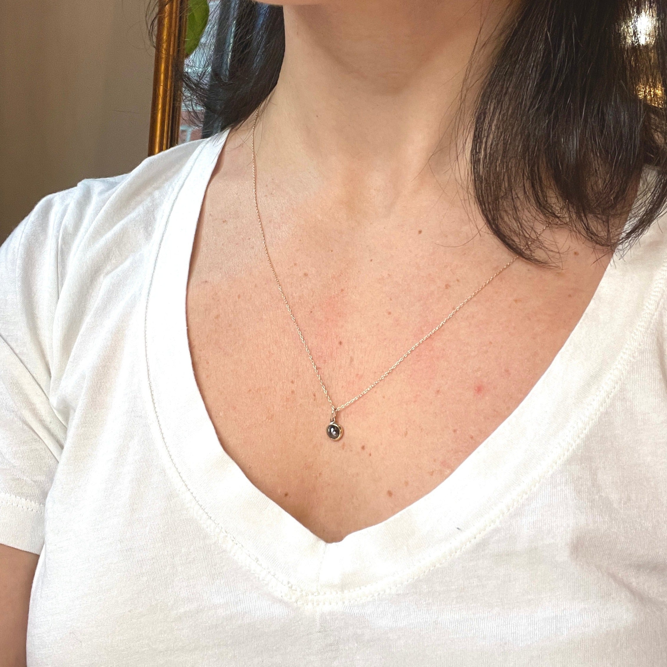 Stormy Diamond Pendant