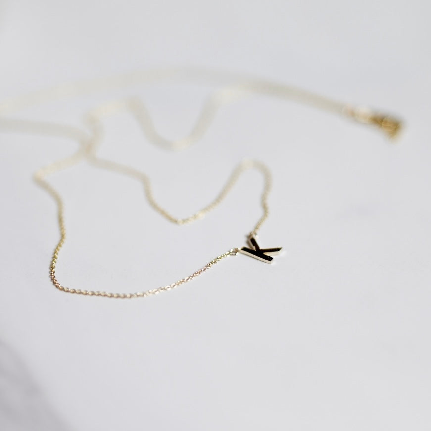 Letter Be Necklace