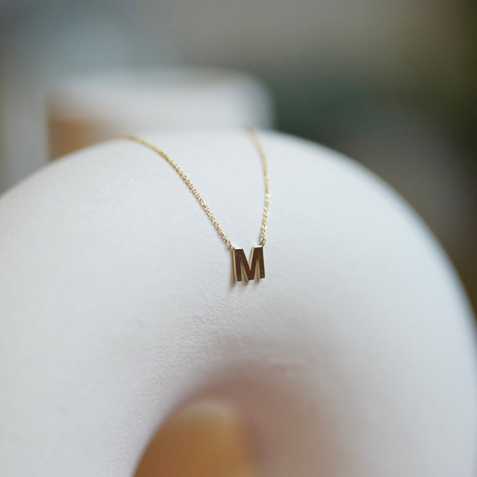 Letter Be Necklace