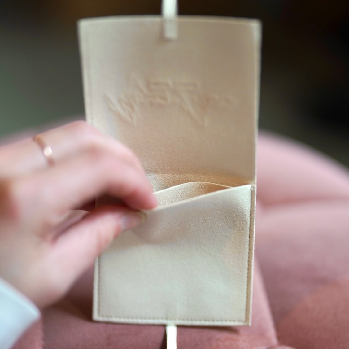 Square Tie Pouch